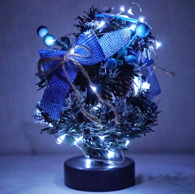 NiniTe LIGHTS أضواء نينيتي 24 عبوة 6.6 قدم 20 مصباح LED خيوط صغيرة فضية للأعراس والحفلات والمهرجانات والهالوين وعيد الميلاد (أبيض بارد) - Image 3